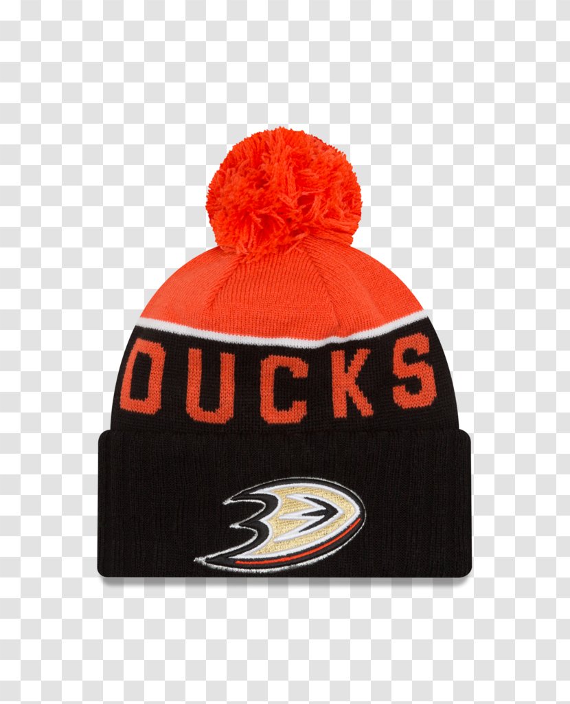 Anaheim Ducks National Hockey League Knit Cap Beanie New Era Company - Sport Transparent PNG