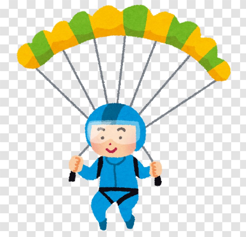 Parachuting Parachute PlayerUnknown's Battlegrounds Paragliding Airdrop - Landing Transparent PNG