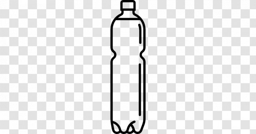 Bottled Water Drink - Monochrome - Bottle Transparent PNG