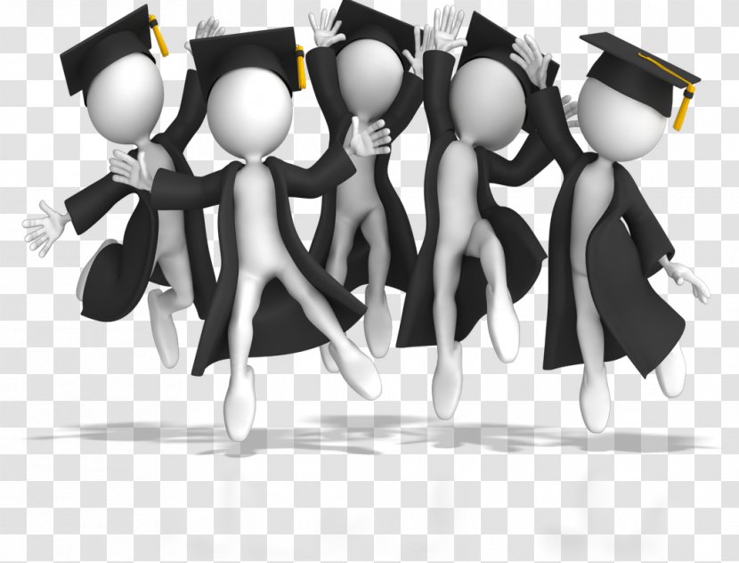 Animation Diploma Graduation Ceremony Clip Art - Stick Figure Transparent PNG