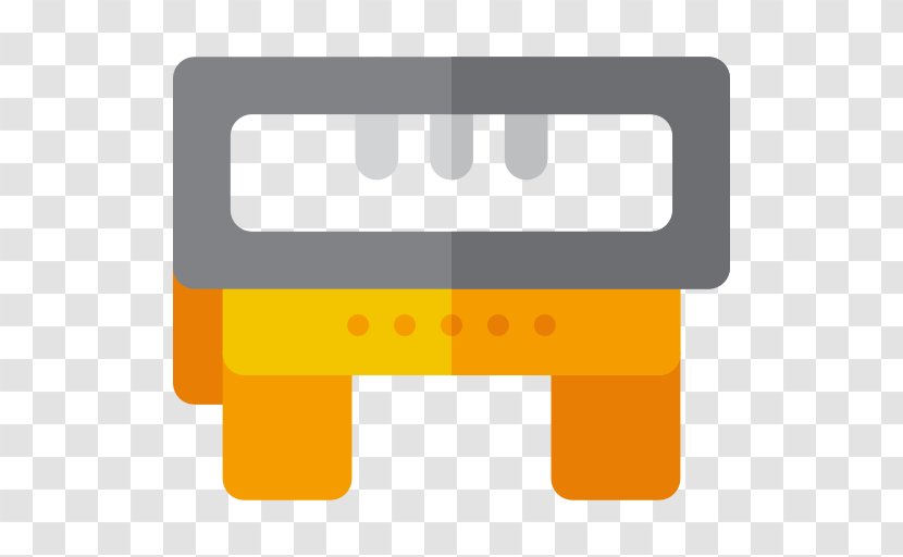 Logo Line Font - Orange Transparent PNG