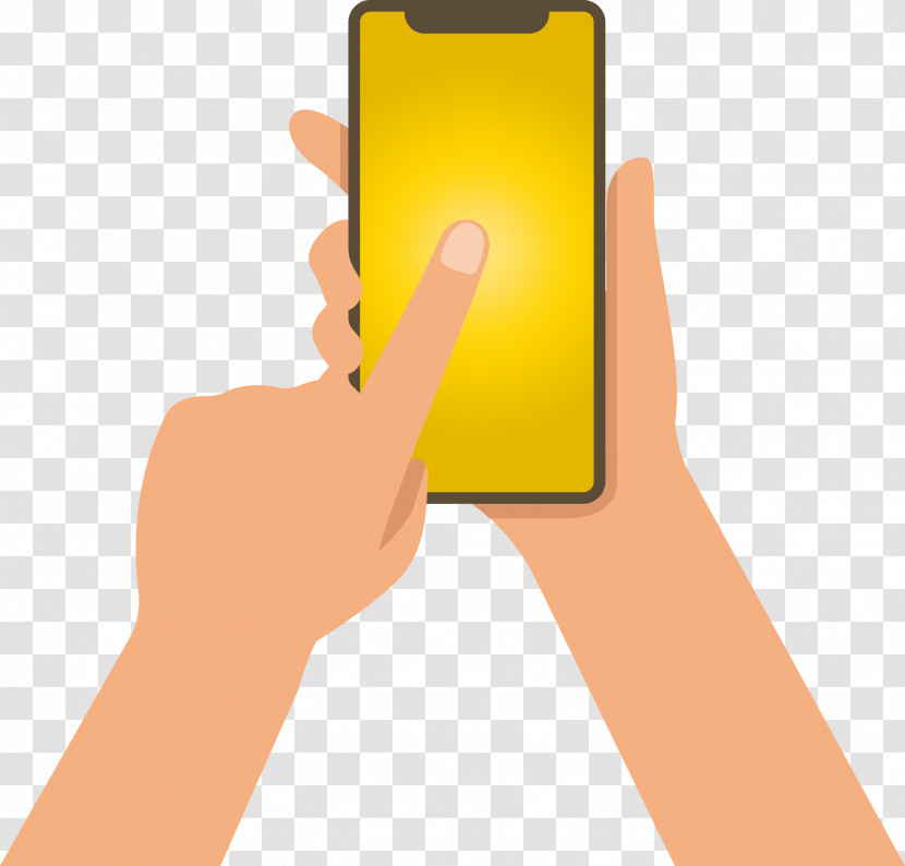 Smartphone Hand Transparent PNG