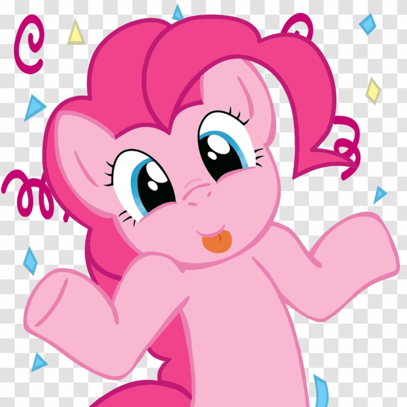 Pinkie Pie Twilight Sparkle Applejack Rarity Rainbow Dash - Frame - Shrug Transparent PNG