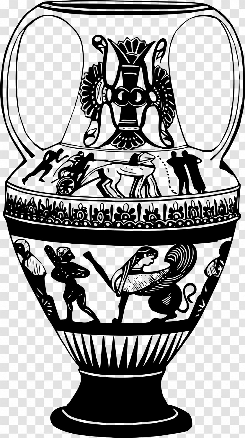 Pottery Of Ancient Greece Vase - Art - Greek Transparent PNG