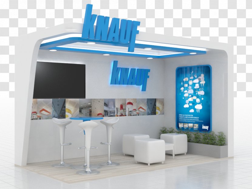 Table Ceiling House Knauf - Stand Display Transparent PNG