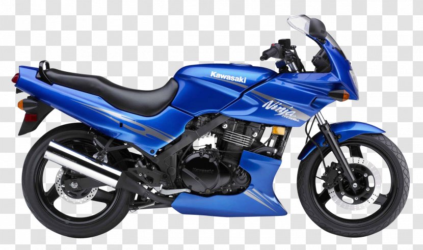 Kawasaki Ninja 500R Motorcycles Straight-twin Engine - Motorcycle - Blue Bike Transparent PNG