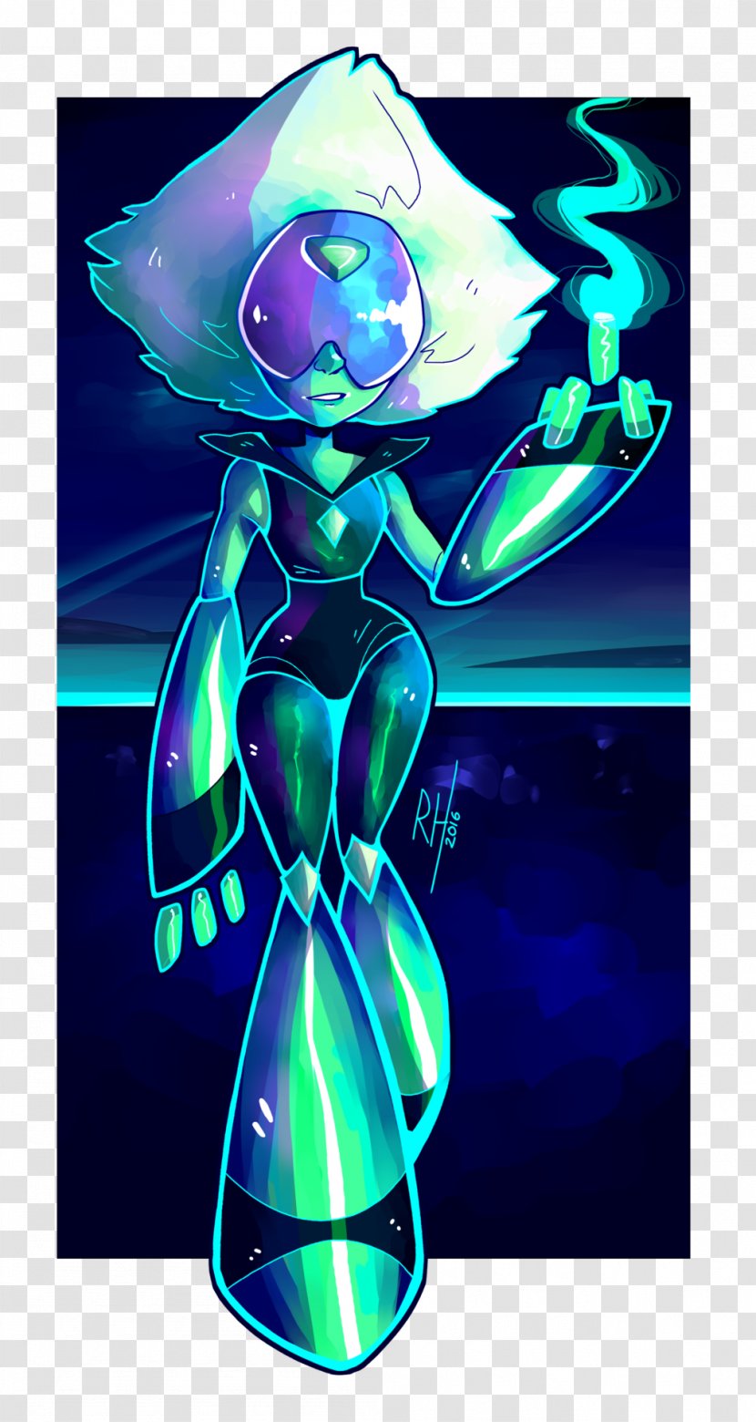 Garnet Peridot Fan Art Drawing - Silhouette - Steven Universe Fanart Transparent PNG