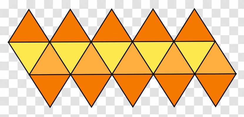 Regular Icosahedron Platonic Solid Net Geometry - Edge - Mathematics Transparent PNG