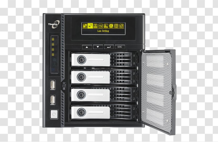 Intel Atom Thecus Network Storage Systems Computer Hardware - Serial Ata Transparent PNG