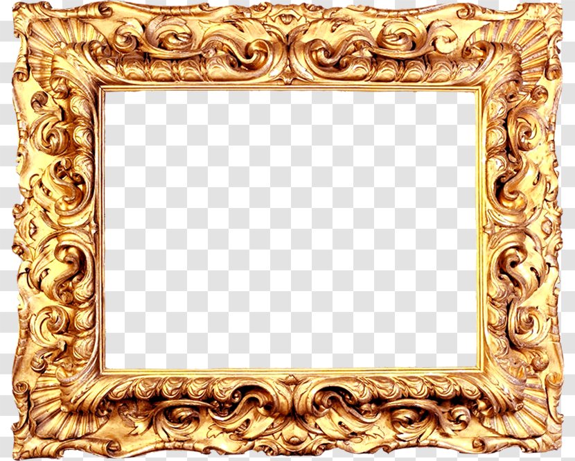 Picture Frame Jayne Thompson Antiques Mirror Clip Art - Chinoiserie - Gold Transparent PNG