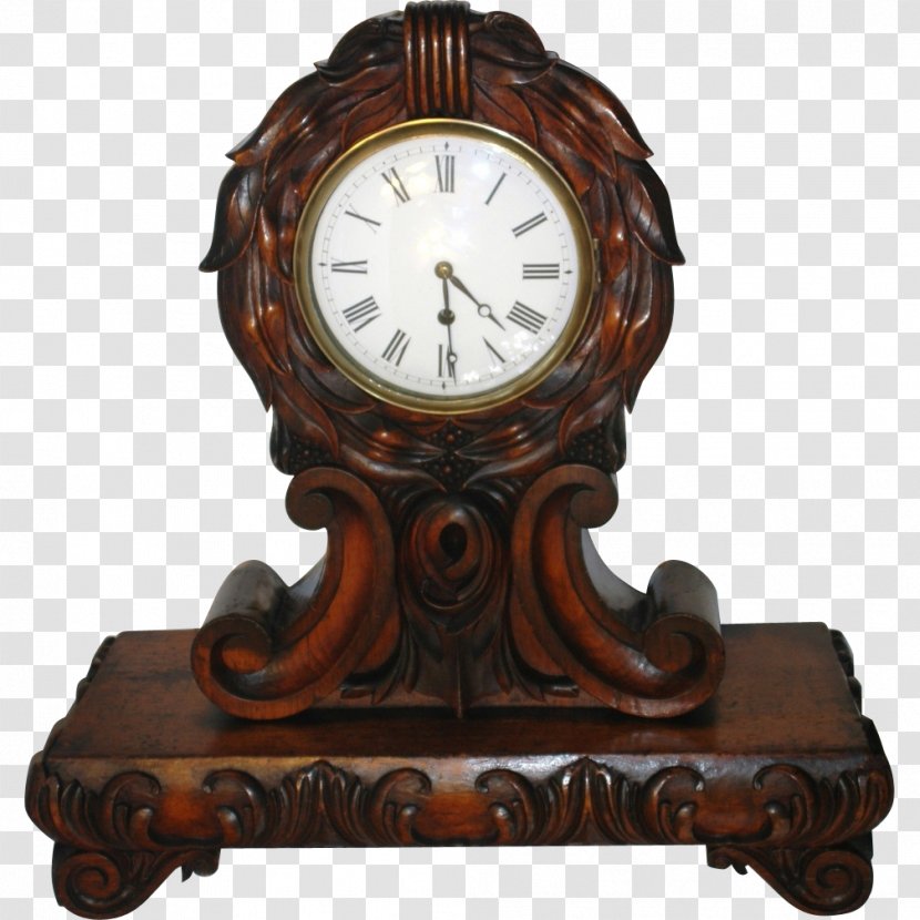 Mantel Clock Antique Fireplace Fusee - Vintage Transparent PNG