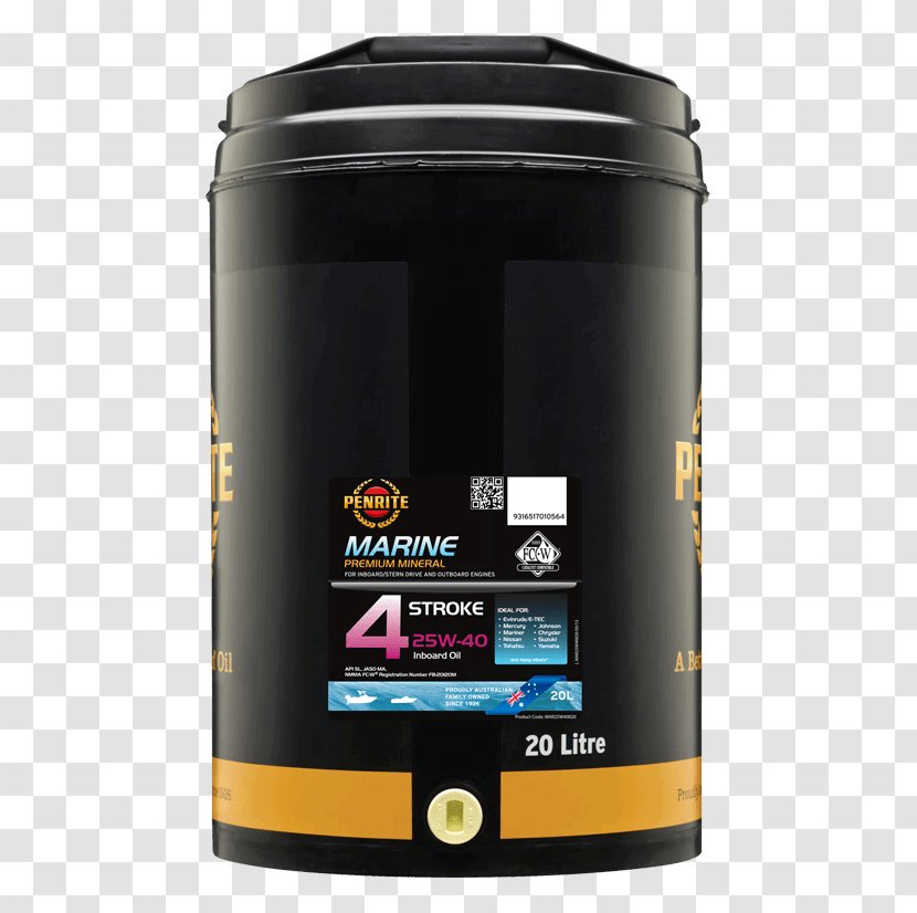 Car Motor Oil Synthetic Diesel Engine Fuel - Penrite Hpr 10 - Complete Inboard Engines Transparent PNG