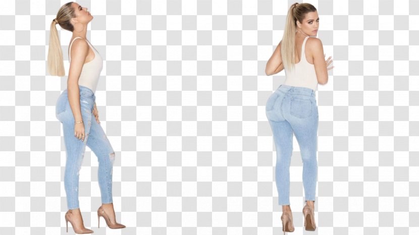 Jeans Fashion Waist Celebrity Female - Cartoon - Kardashian Transparent PNG