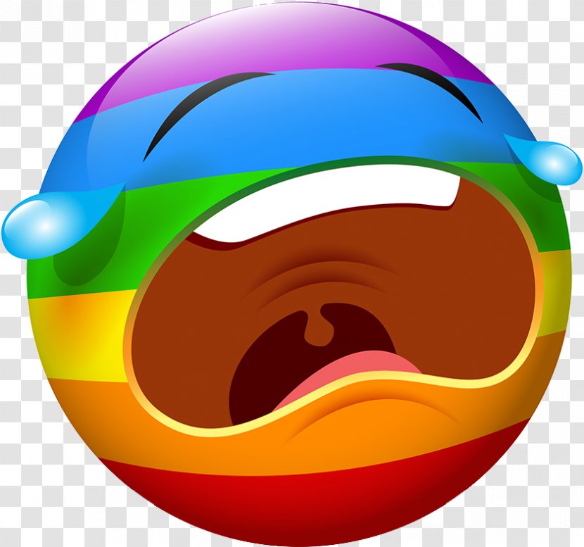 Emoticon Smiley Crying Sadness - Royaltyfree Transparent PNG