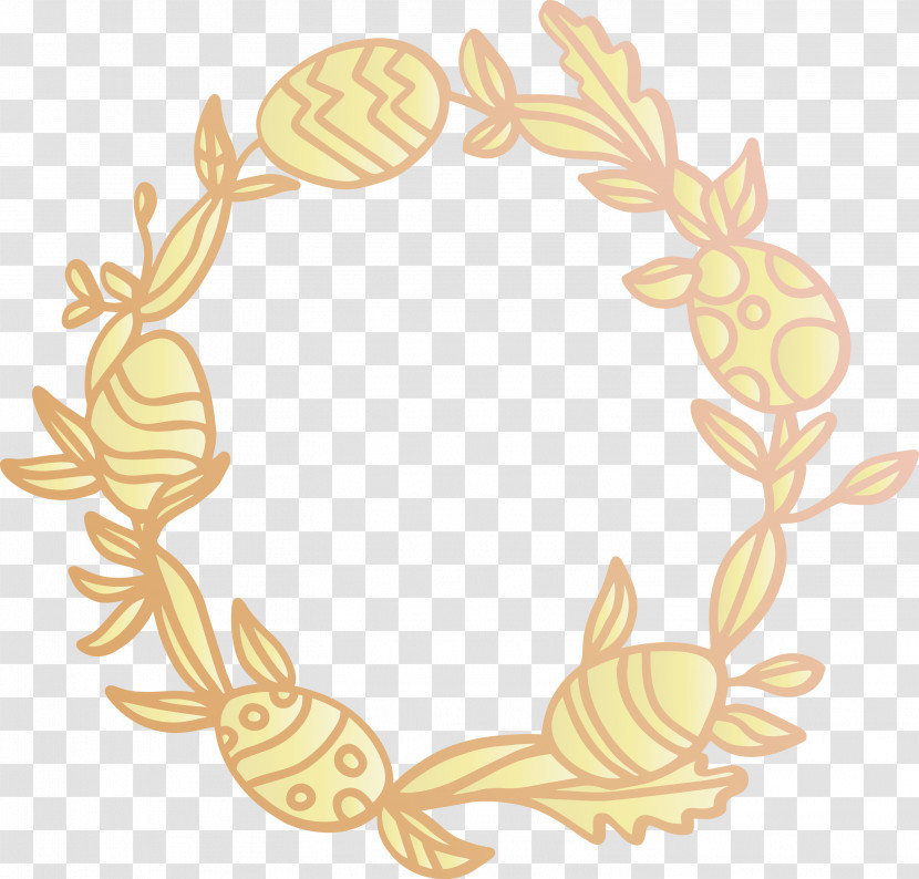 Easter Day Frame Easter Egg Frame Transparent PNG