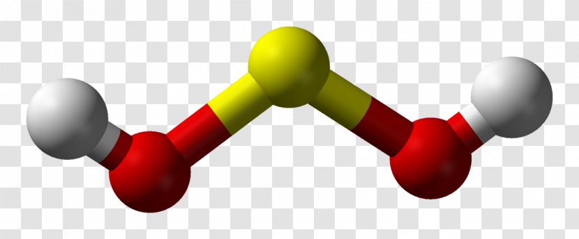 Sulfoxylic Acid Peroxymonosulfuric Sulfurous - Dithionous - Molecular Model Transparent PNG