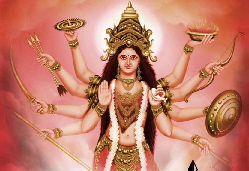 Durga Puja Navaratri Devi Shakti - Mythology - Goddess Transparent PNG