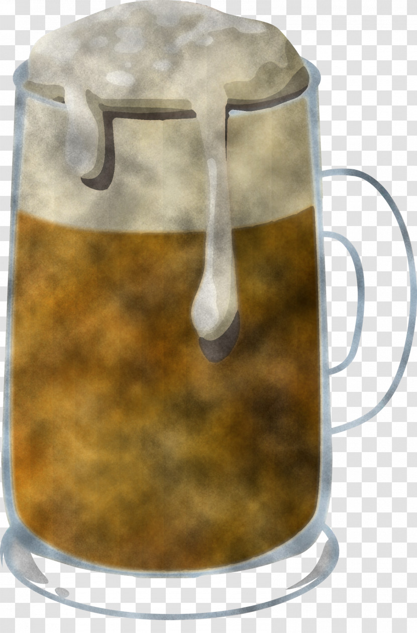 Brown Beer Stein Drinkware Transparent PNG