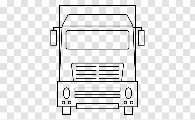 Transport Truck - Area Transparent PNG