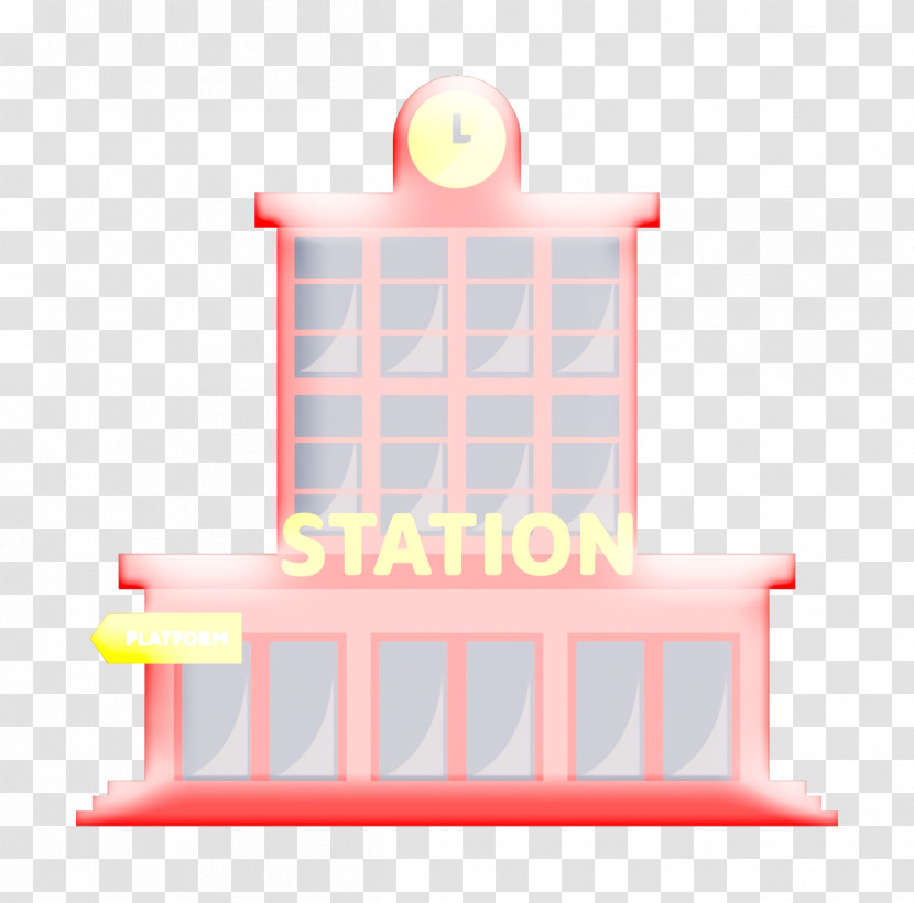 Transport Icon Building Icon Station Icon Transparent PNG