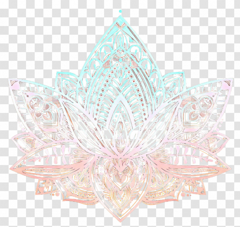 White Pink Leaf Ornament Plant Transparent PNG