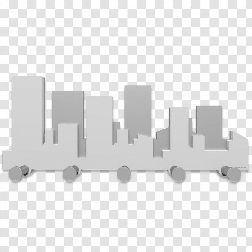 White Clock Wood Grey Skyline - Quartz Transparent PNG