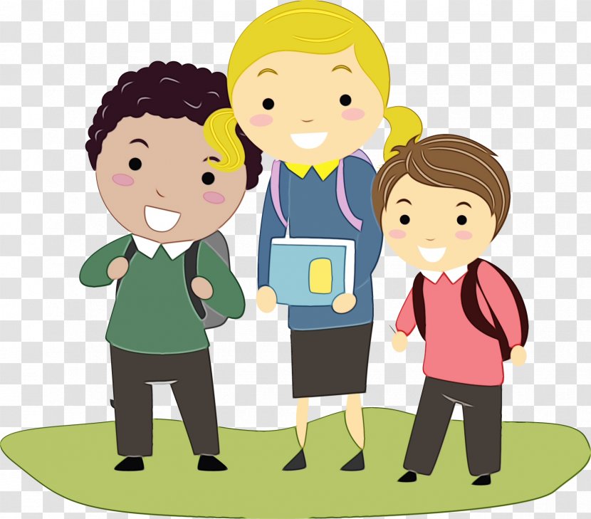 Clip Art School Child Student - Play - Sharing Transparent PNG