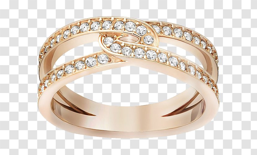 Amazon.com Swarovski AG Jewellery Ring Gold Plating - Gemstone - Jewelry Golden Rings Transparent PNG