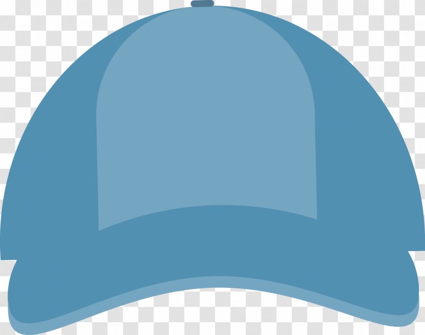 Baseball Cap Brand Blue - Vector Transparent PNG