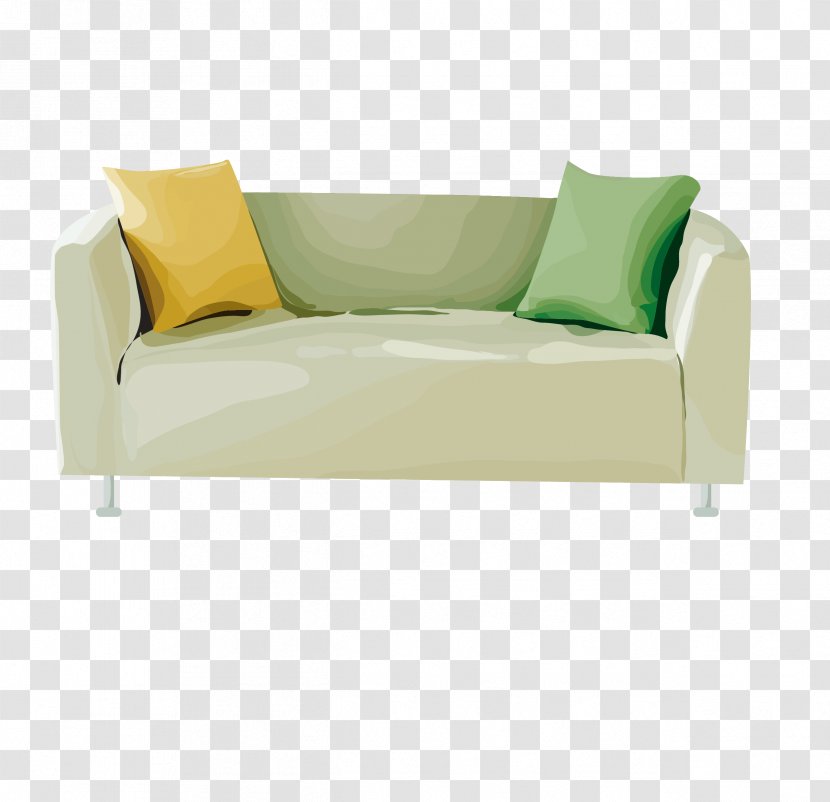Table Sofa Bed Couch Living Room - House - Green Beans Transparent PNG