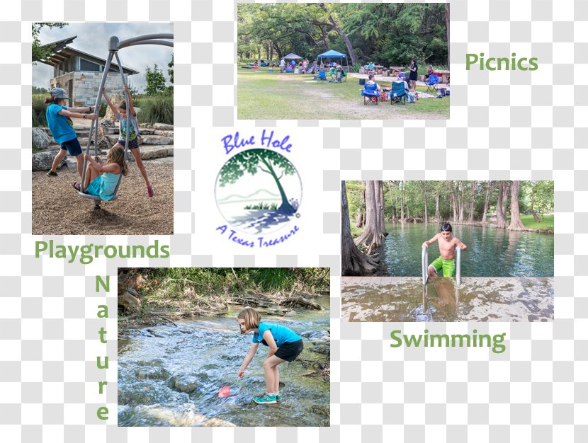Blue Hole Regional Park Road Playground Vacation - Wimberley Transparent PNG