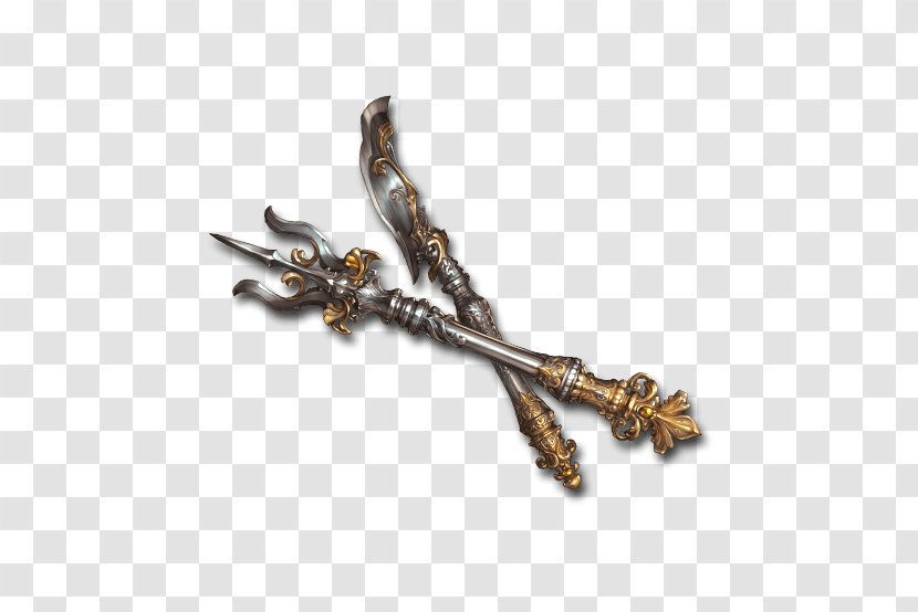 Granblue Fantasy Cutlery Gothic Art Household Silver Weapon - Wiki - Baril Transparent PNG