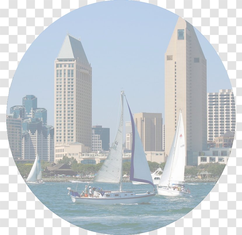 San Diego International Airport Bay Little Italy University Of California, Pacific Beach - Sailboat - Longevity Wellness Group Transparent PNG