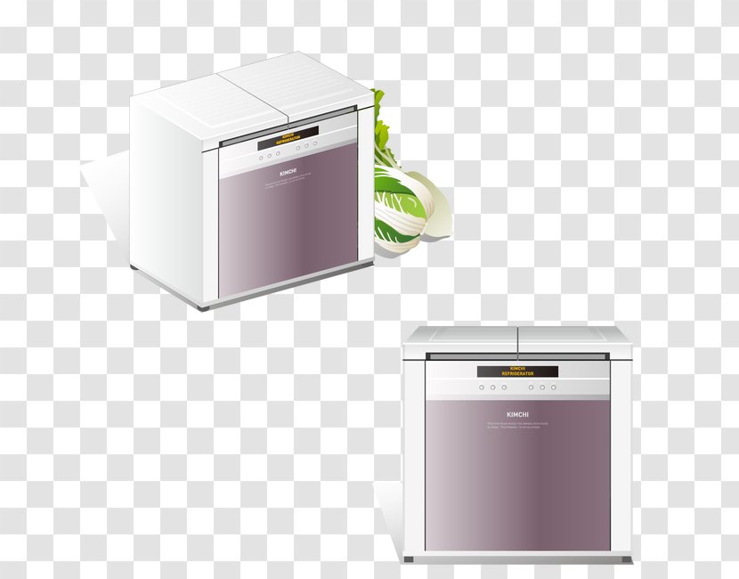 Refrigerator Small Appliance Congelador - Vector Oven Transparent PNG