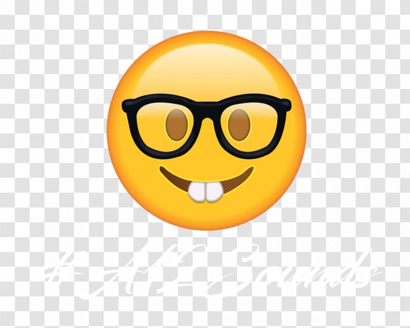 Emoji Domain T-shirt Nerd - Eyewear Transparent PNG