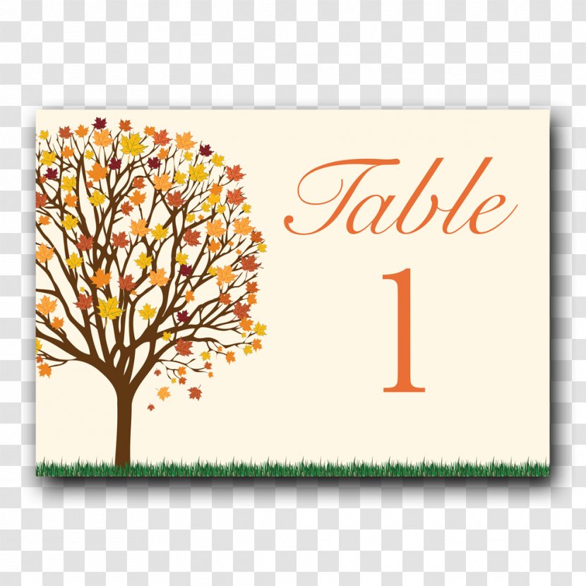 Wedding Invitation Rehearsal Dinner Reception Autumn - Greeting Note Cards Transparent PNG
