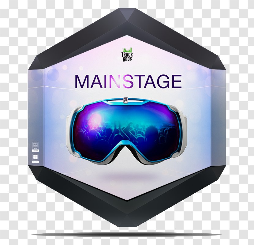 Goggles Glasses Brand - Purple - Sound Stage Transparent PNG