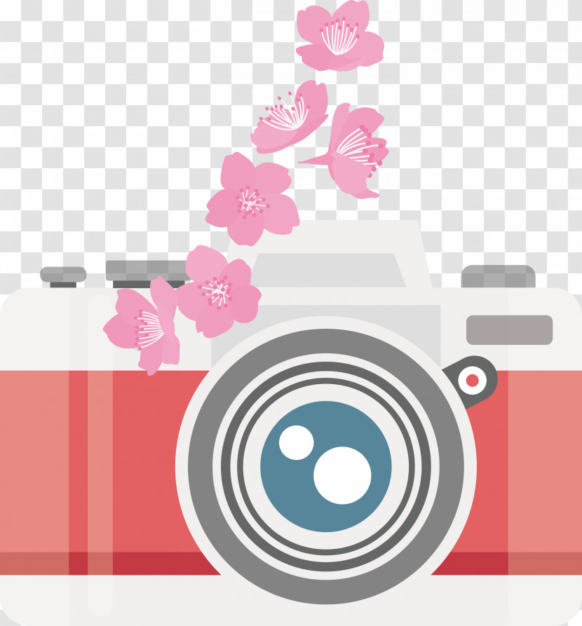 Camera Flower Transparent PNG