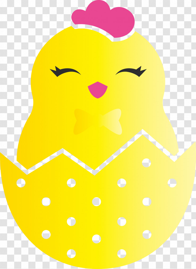 Chick In Eggshell Easter Day Adorable Chick Transparent PNG