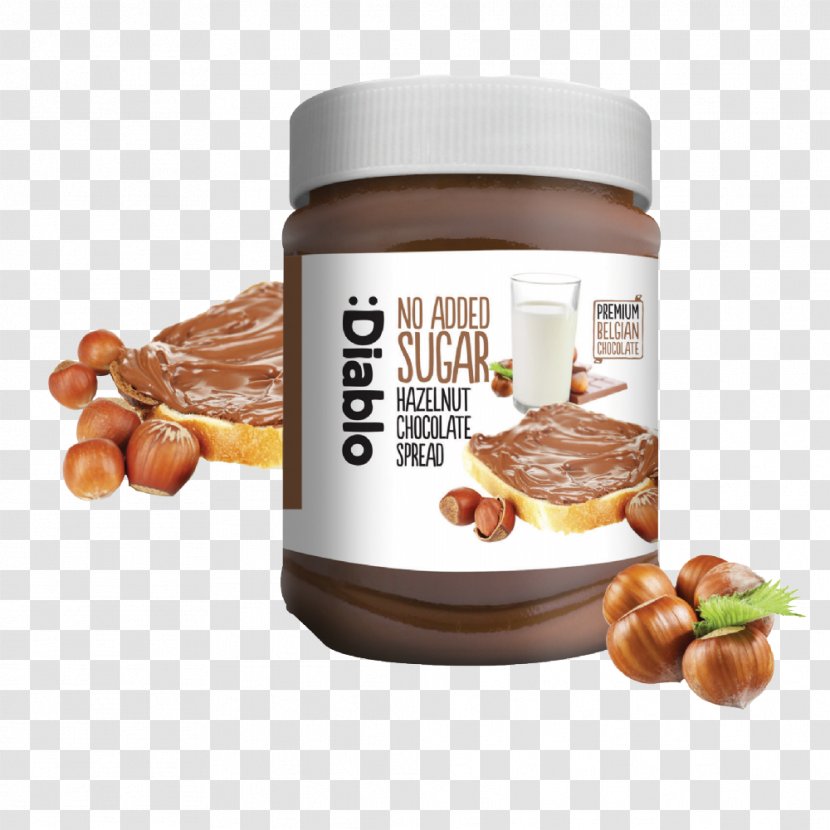 Chocolate Bar White Spread Chip Cookie Sugar - Natural Foods - Hazelnut Transparent PNG