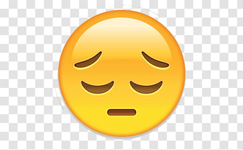Emoji Emoticon Sticker Sadness - Smiley Transparent PNG