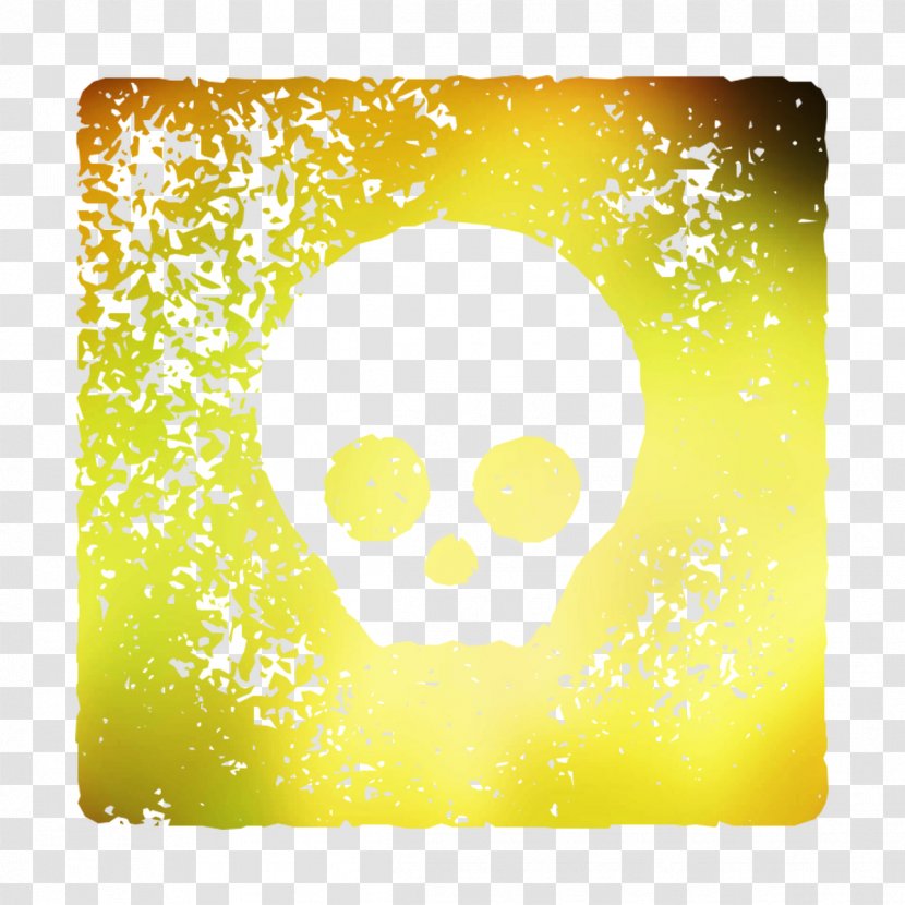Yellow Smiley Rectangle Font Pattern Transparent PNG