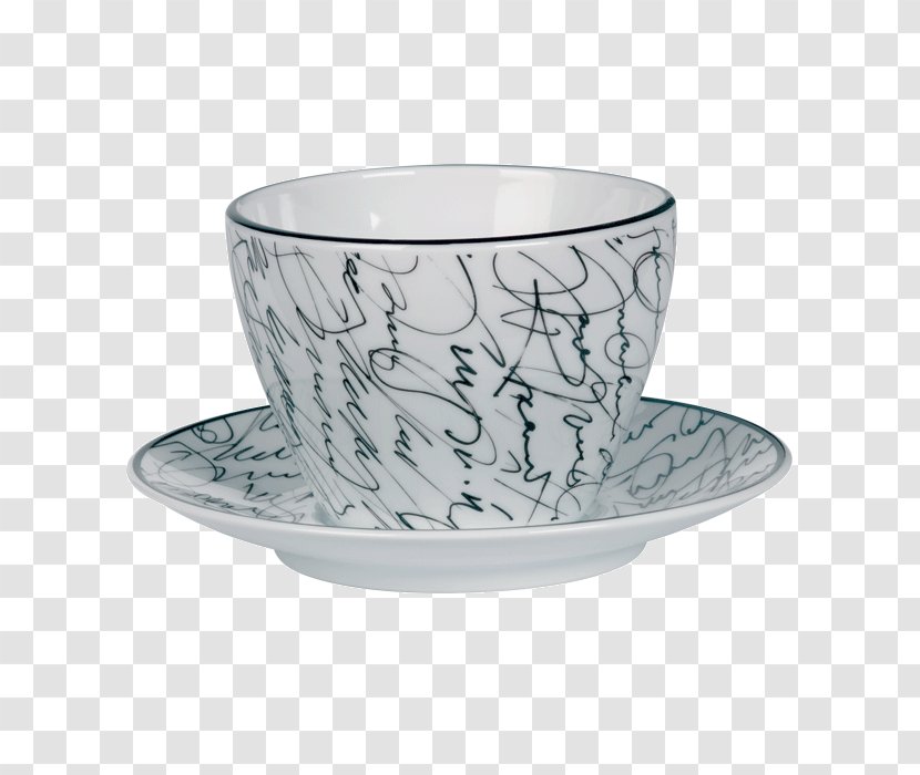 Coffee Cup Saucer Porcelain Glass - Drinkware Transparent PNG