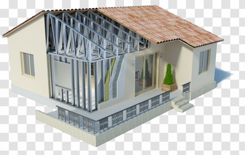 Framing Каркас Construction Building Metal - Real Estate Transparent PNG