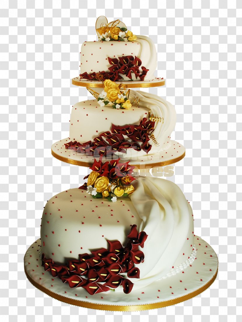 Wedding Cake Bakery Birthday Torte - Decorating Transparent PNG