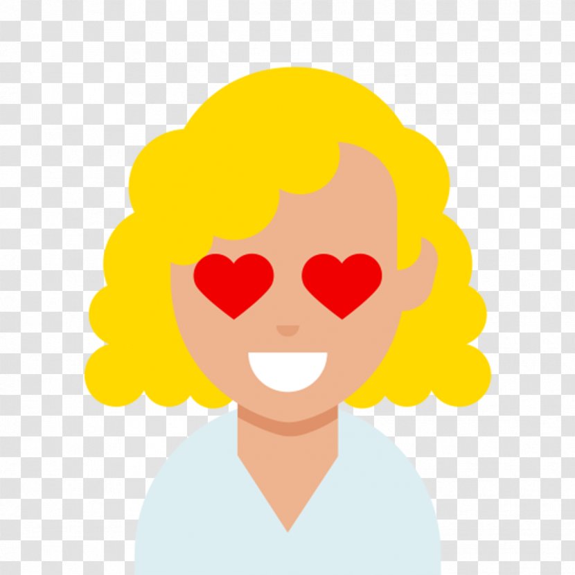 Red Hair Blond Emoji Capelli - Human Skin Color Transparent PNG