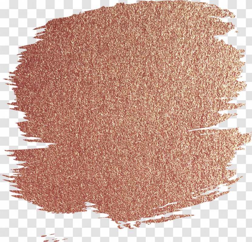 Gold Glitter Brush Image - Cosmetics Transparent PNG