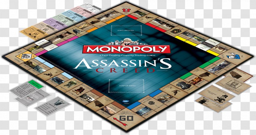 Monopoly Assassin's Creed Unity II Syndicate - Winning Moves - Money Transparent PNG