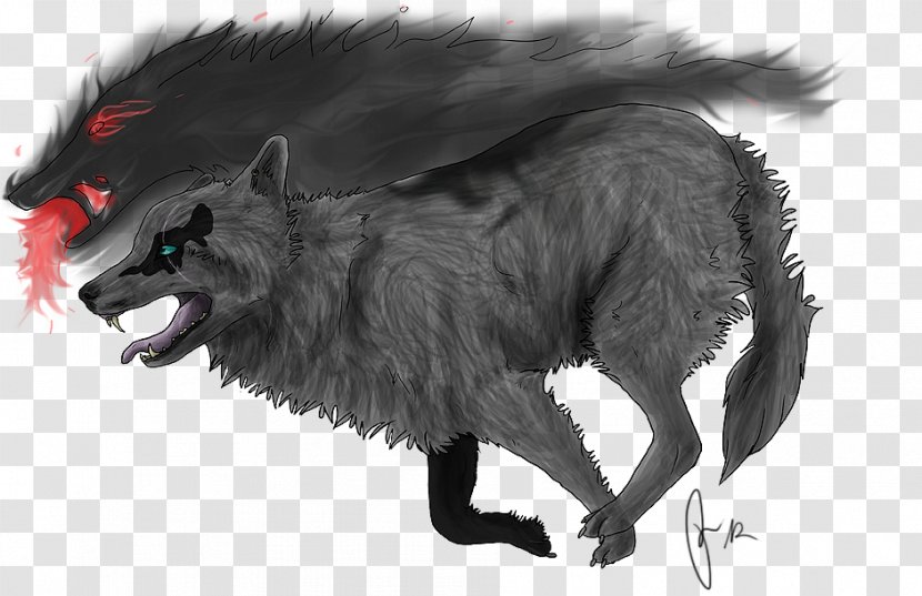 Gray Wolf Werewolf Fur Snout Animal - Carnivoran - Rain Fall Transparent PNG