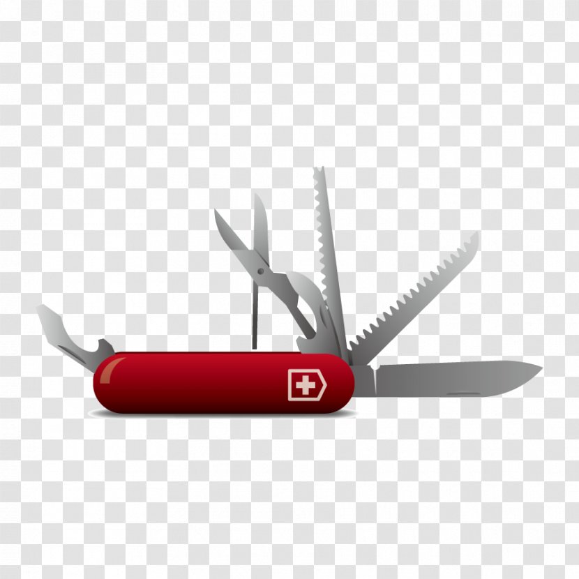 Swiss Army Knife Multi-tool Euclidean Vector - Multitool Transparent PNG